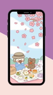 Kawaii Wallpaper Aesthetic android App screenshot 1